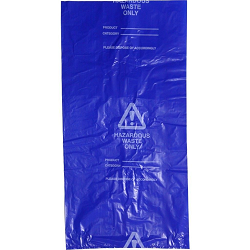 Blue Hazardous Waste Bags Main